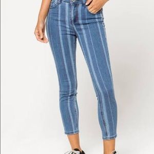 Sky and sparrow stripped jeans
